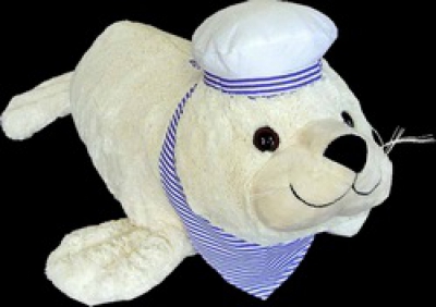 Plüschseehund ca. 85 cm